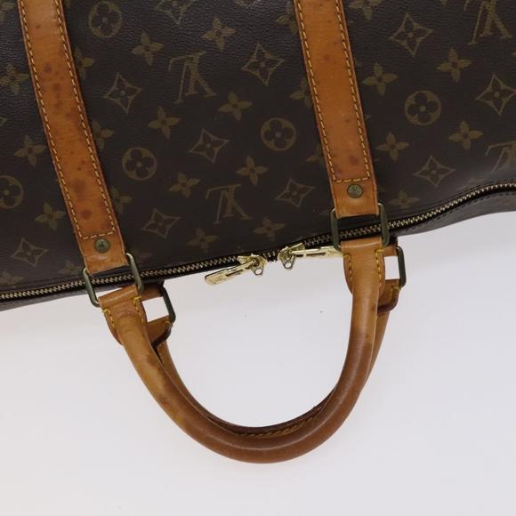 LOUIS VUITTON Monogram Keepall Bandouliere 60 Boston Bag M41412 LV Auth BA128 - Picture 7 of 16